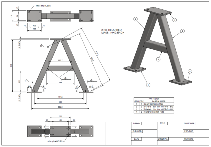 Manufacturing Drawings